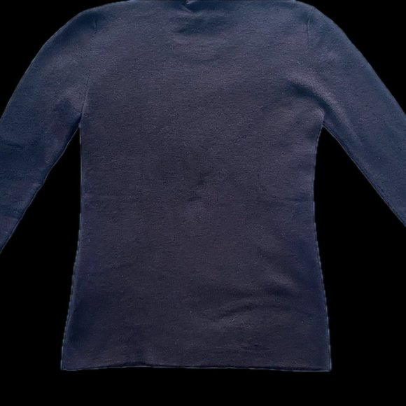 *sold* Prada Black Merino Wool Sweater - Picture 6 of 6